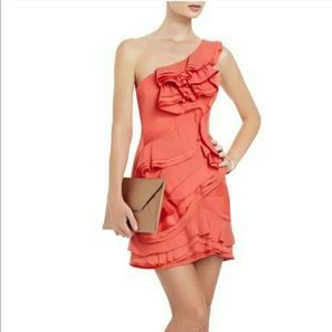 BCBG Jonesy Coral Dress Size 4 but fits like 2
